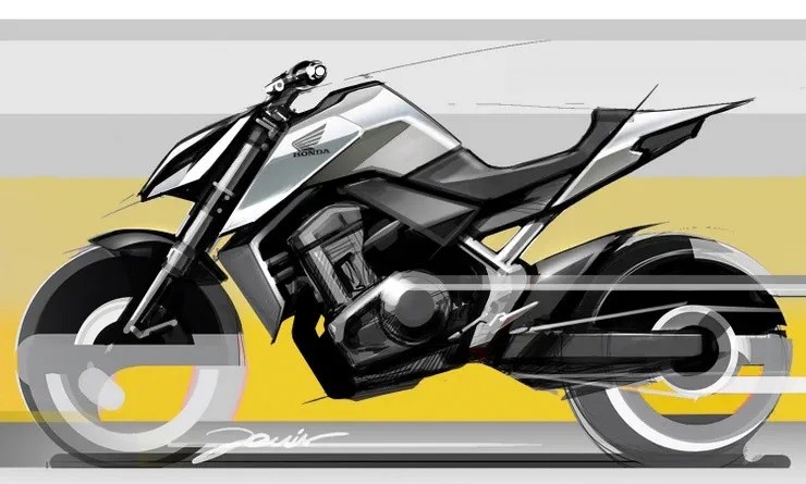 Hé lộ chi tiết động cơ 2 xi-lanh mới toanh trên naked bike Honda Hornet 750 sắp ra mắt ảnh 2