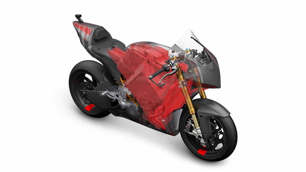Tần tần tật về mô tô điện Ducati V21L tại MotoE 2023, khung sườn và động cơ là cốt lõi ảnh 2