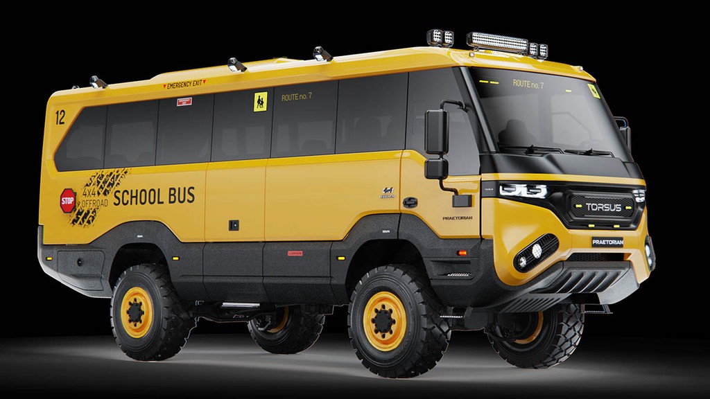 Đây là chiếc xe Bus off-road chuyên chở học sinh có khả năng đi địa hình đỉnh nhất Thế giới ảnh 2