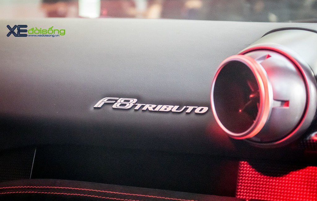 Ngắm chi tiết siêu phẩm Ferrari F8 Tributo lần đầu ra mắt tại Việt Nam ảnh 18