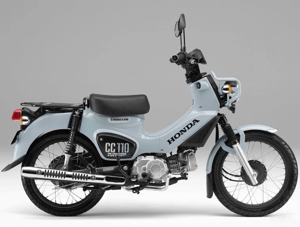 Ngắm phiên bản giới hạn Puko Blue của mẫu minibike hoài cổ Honda Cross Cub 110 ảnh 1