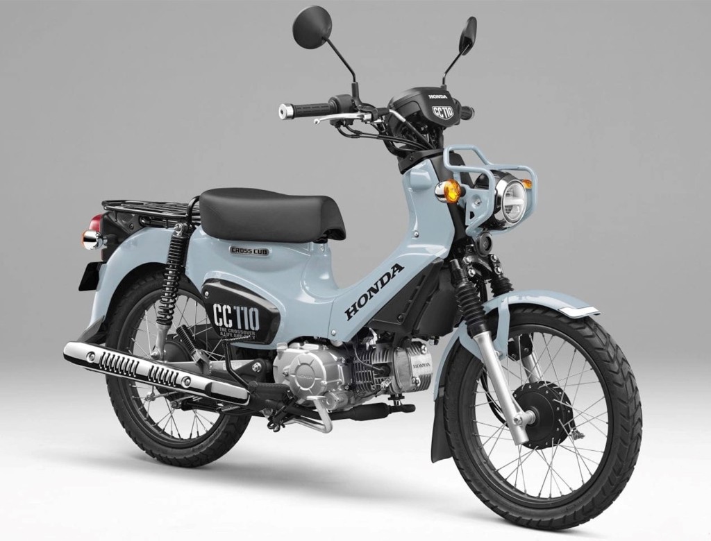 Ngắm phiên bản giới hạn Puko Blue của mẫu minibike hoài cổ Honda Cross Cub 110 ảnh 2
