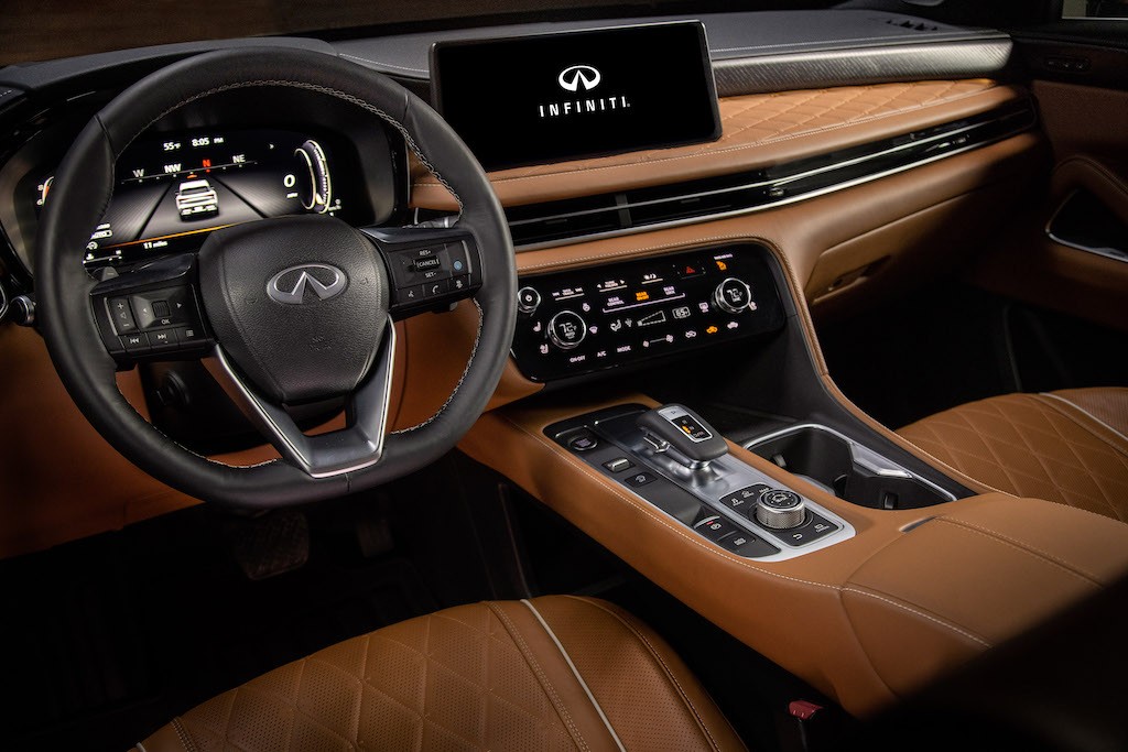 Ra mắt toàn cầu SUV 7 chỗ Infiniti QX60 2022 thế hệ mới, Lexus RX có nhiều lý do để dè chừng ảnh 4