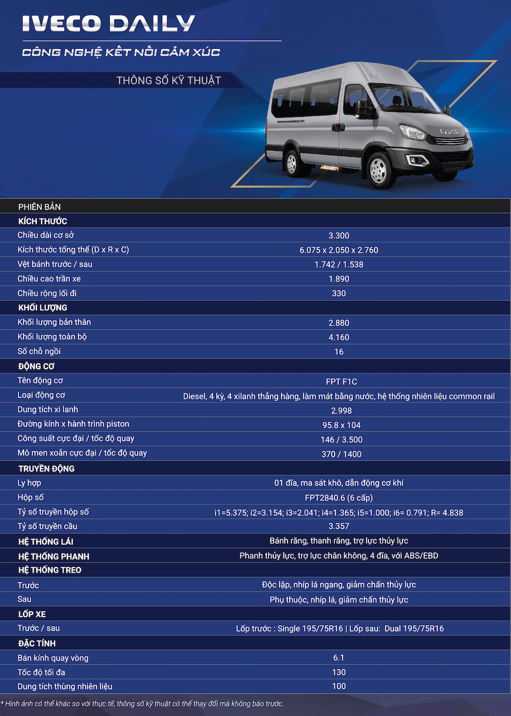 Chi tiết xe khách IVECO Daily sản xuất tại Việt Nam: “so găng” Hyundai Solati và Ford Transit, có bản dài 7m ảnh 19