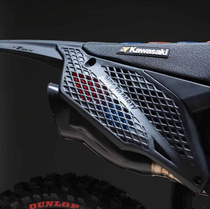 Chiêm ngưỡng Kawasaki KX 450 2019 làm bằng công nghệ in 3D ảnh 4