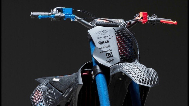 Chiêm ngưỡng Kawasaki KX 450 2019 làm bằng công nghệ in 3D ảnh 3