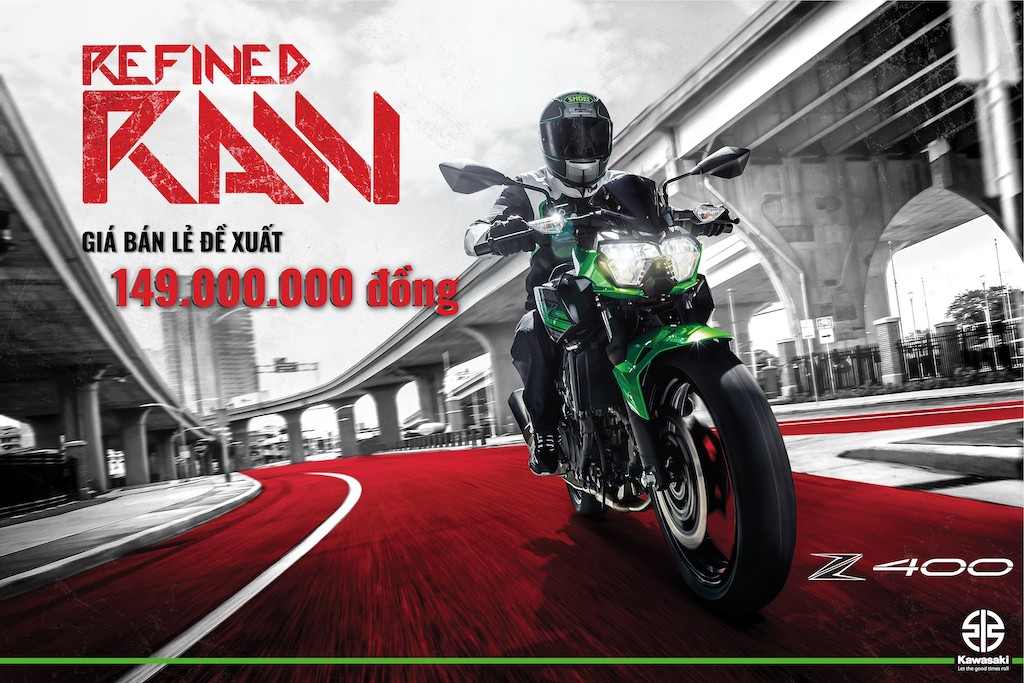 Naked bike Kawasaki Z400 giữ giá 149 triệu tại Việt Nam, khuyến mại phí trước bạ như mua ô tô lắp ráp trong nước ảnh 1