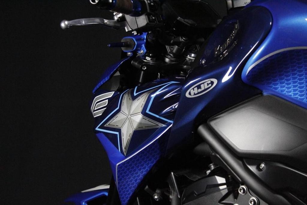 Ngắm naked bike Nhật Bản Kawasaki Z900 đậm chất Mỹ với phiên bản đặc biệt siêu anh hùng Captain America ảnh 8