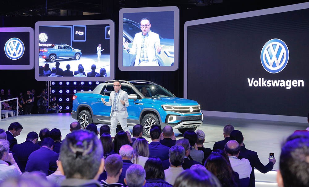 Ra mắt bán tải thế hệ mới Volkswagen Tarok Concept thiết kế sáng tạo ảnh 1