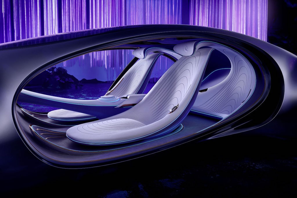 Mercedes khiến fan “sốc toàn tập” với xe điện trông hiện đại như phi thuyền ảnh 5