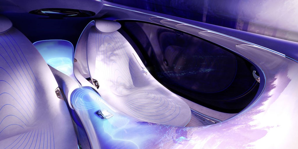 Mercedes khiến fan “sốc toàn tập” với xe điện trông hiện đại như phi thuyền ảnh 7