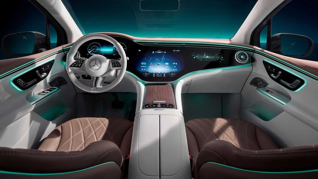 Xe điện Mercedes EQE SUV khoe nội thất với màn hình “siêu to khổng lồ”, chốt lịch ra mắt ảnh 2