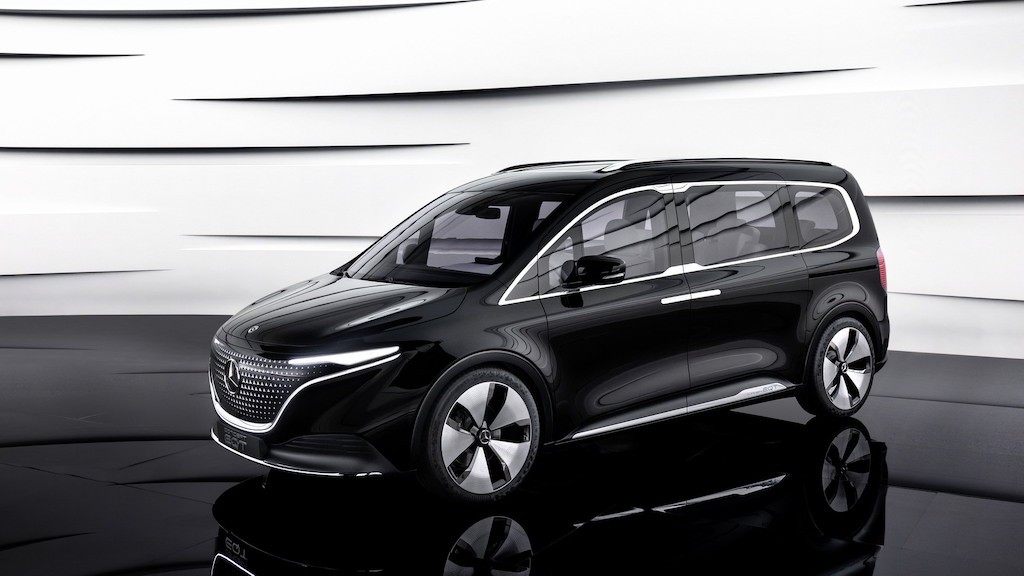 Mercedes hé lộ “lấn sân” vào mảng minivan của Kia Carnival với xe ý tưởng EQT, sẽ là T-Class trong tương lai? ảnh 3