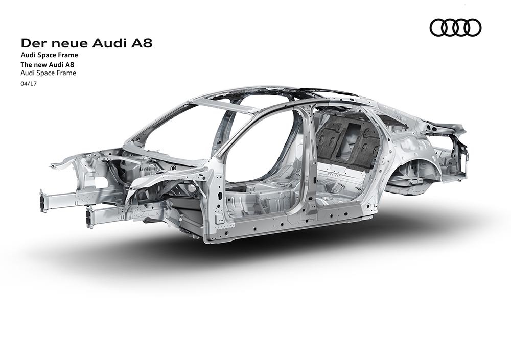 Audi A8 hoàn toàn mới sử dụng khung vật liệu nhẹ thông minh  ảnh 7