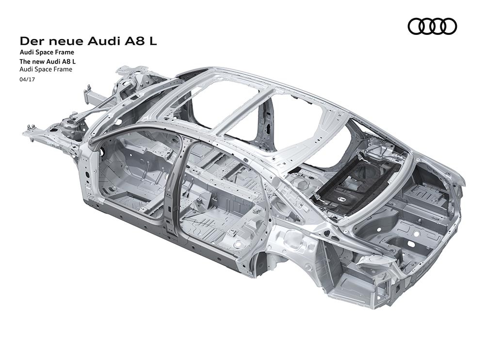 Audi A8 hoàn toàn mới sử dụng khung vật liệu nhẹ thông minh  ảnh 8