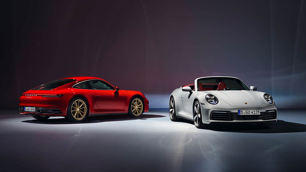 Diện kiến bộ đôi Porsche 911 Carrera Coupe và Cabriolet 2020 thế hệ mới ảnh 1