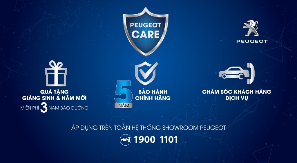Peugeot Việt Nam ưu đãi khách hàng dịp Giáng Sinh: Peugeot Care ảnh 1