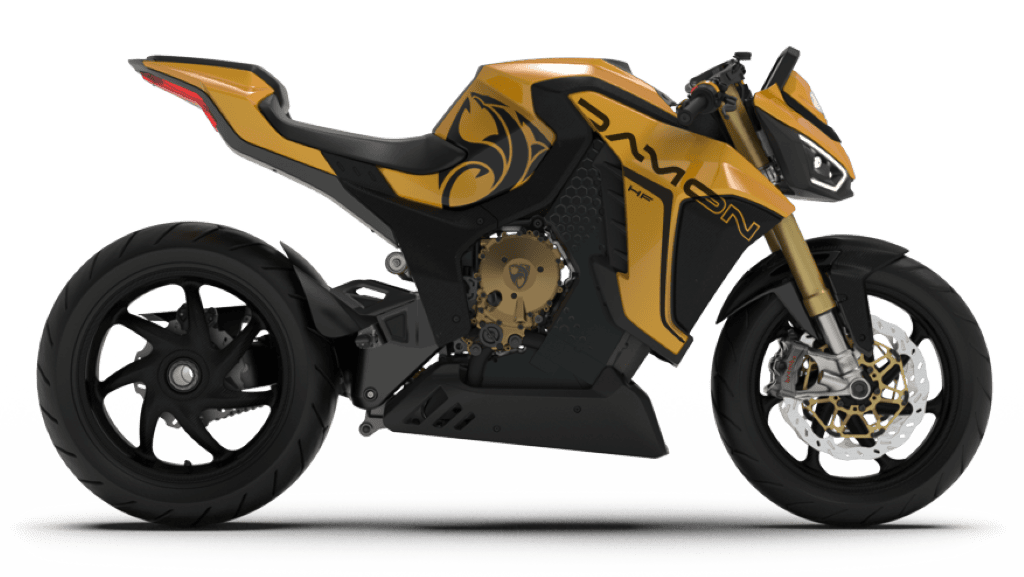 Damo Motorcycles trình làng mẫu mô tô điện thứ hai HyperFighter tại CES 2022 ảnh 1