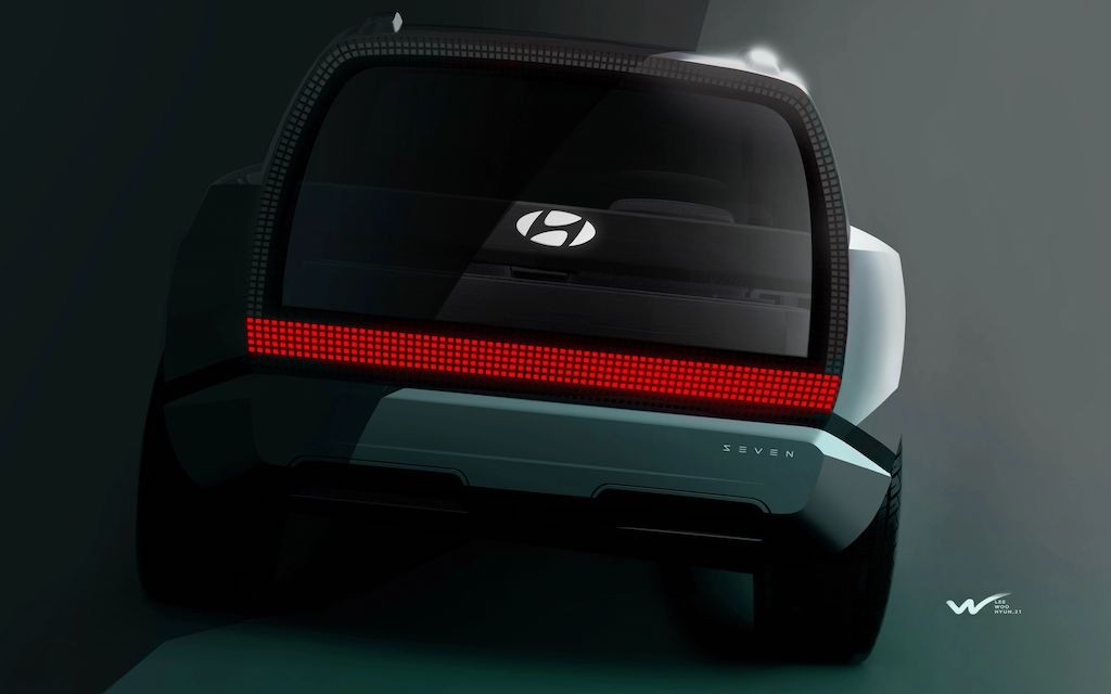 Hé lộ đầu tiên về SUV cỡ lớn IONIQ 7 qua ý tưởng Hyundai Seven, “xanh” từ hệ động lực tới nội thất ảnh 2
