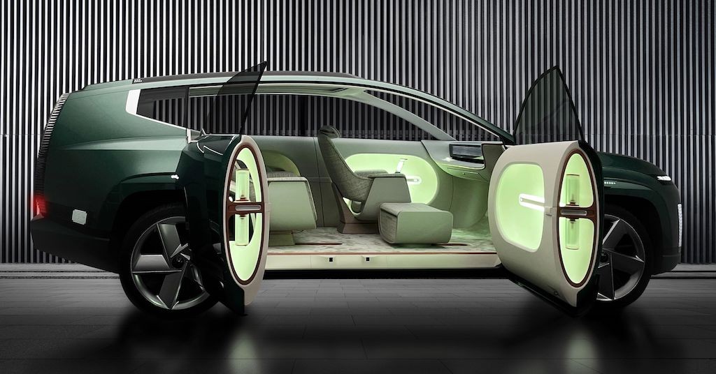 Hé lộ đầu tiên về SUV cỡ lớn IONIQ 7 qua ý tưởng Hyundai Seven, “xanh” từ hệ động lực tới nội thất ảnh 6