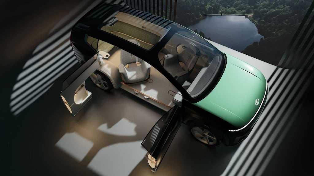 Hé lộ đầu tiên về SUV cỡ lớn IONIQ 7 qua ý tưởng Hyundai Seven, “xanh” từ hệ động lực tới nội thất ảnh 7