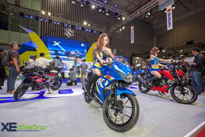Chi tiết cặp môtô Suzuki GSX-S150 và GSX-R150 vừa mắt Việt Nam ảnh 1