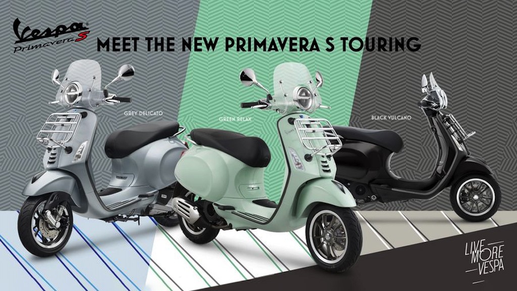 Học “đàn anh” GTS, Vespa Primavera cũng có bản 150cc chuyên “phượt” Touring giá 93 triệu đồng ảnh 1