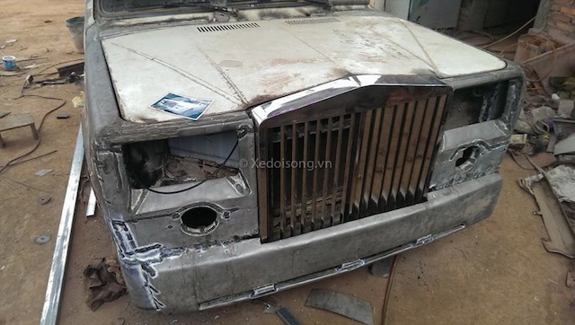 Thợ cơ khí Việt “độ” Lada cũ nát thành Rolls-Royce Phantom ảnh 2