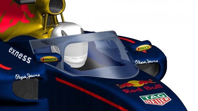 Red Bull thiết kế kính chắn gió kiểu máy bay chiến đấu cho xe đua F1 ảnh 1