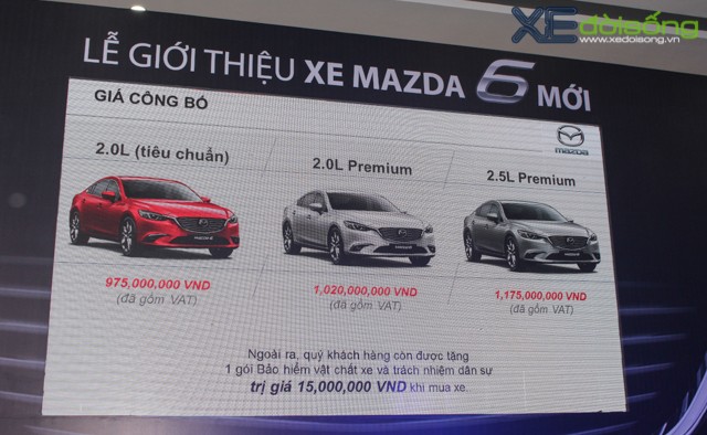 Mazda 6 2017 có giá từ 975 triệu khiến Toyota Camry e dè ảnh 6