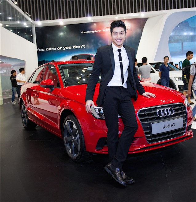 Sao showbiz Việt tạo dáng bên xe sang tại VMS 2014 ảnh 9