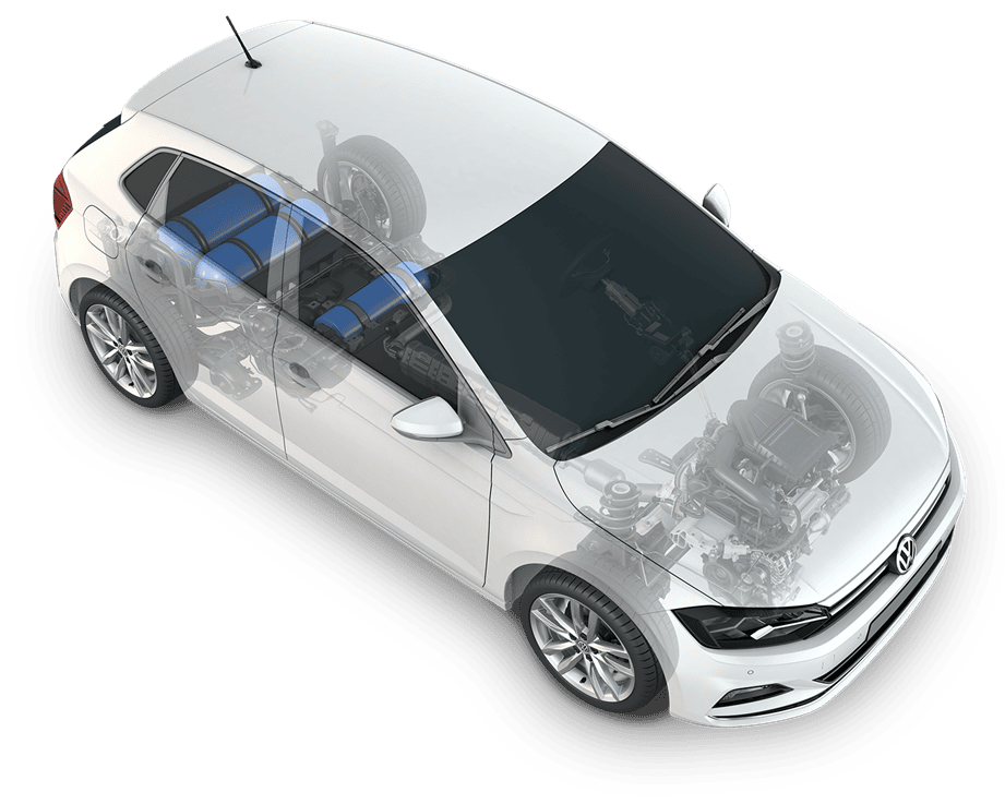 Nhiều ưu điểm trên mẫu Volkswagen Golf TGI mới dùng động cơ khí nén ảnh 2
