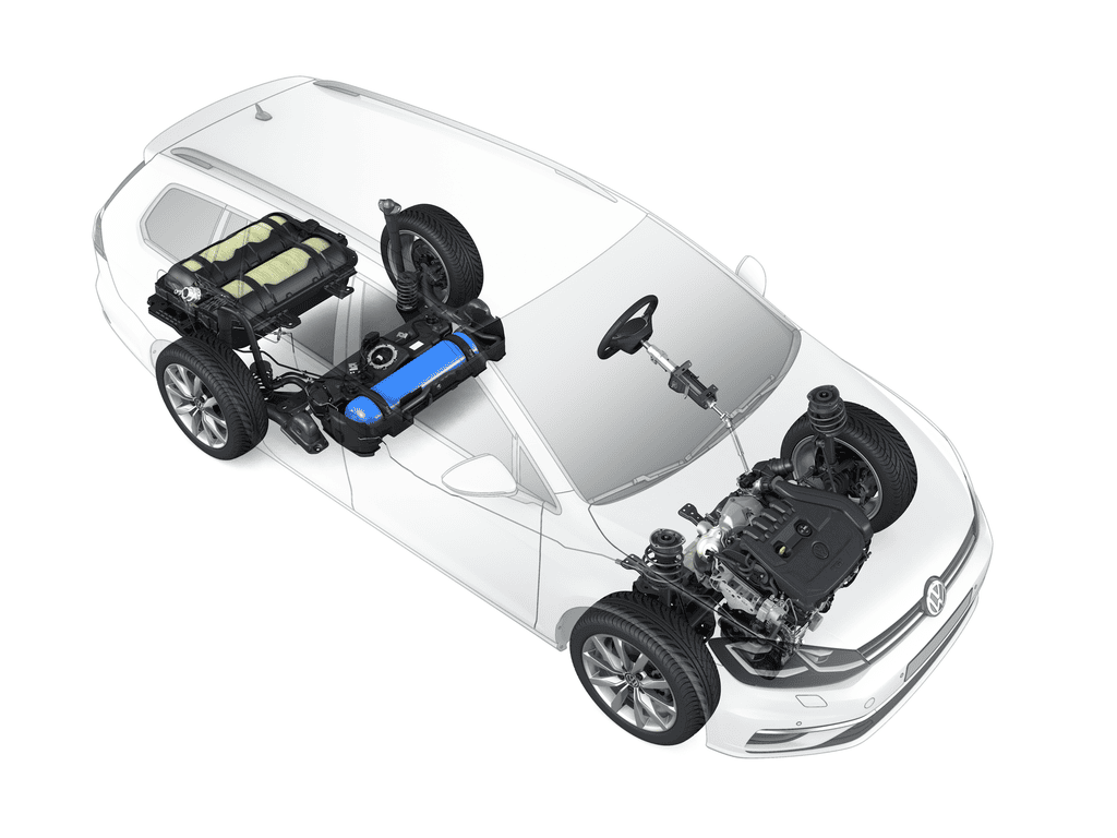 Nhiều ưu điểm trên mẫu Volkswagen Golf TGI mới dùng động cơ khí nén ảnh 5