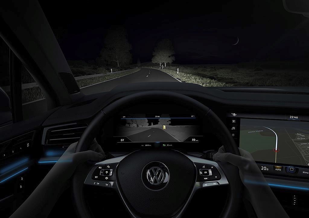 Công nghệ hay của Volkswagen Touareg 2019: Nhìn xuyên đêm Night Vision ảnh 3
