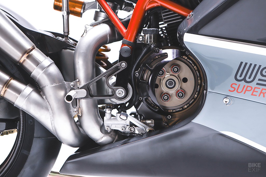 Ngắm siêu mô tô “hàng thửa” WSM SBK chạy máy Ducati ảnh 11