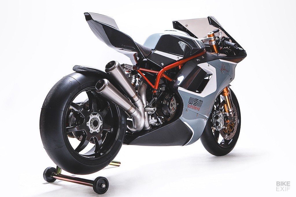 Ngắm siêu mô tô “hàng thửa” WSM SBK chạy máy Ducati ảnh 12