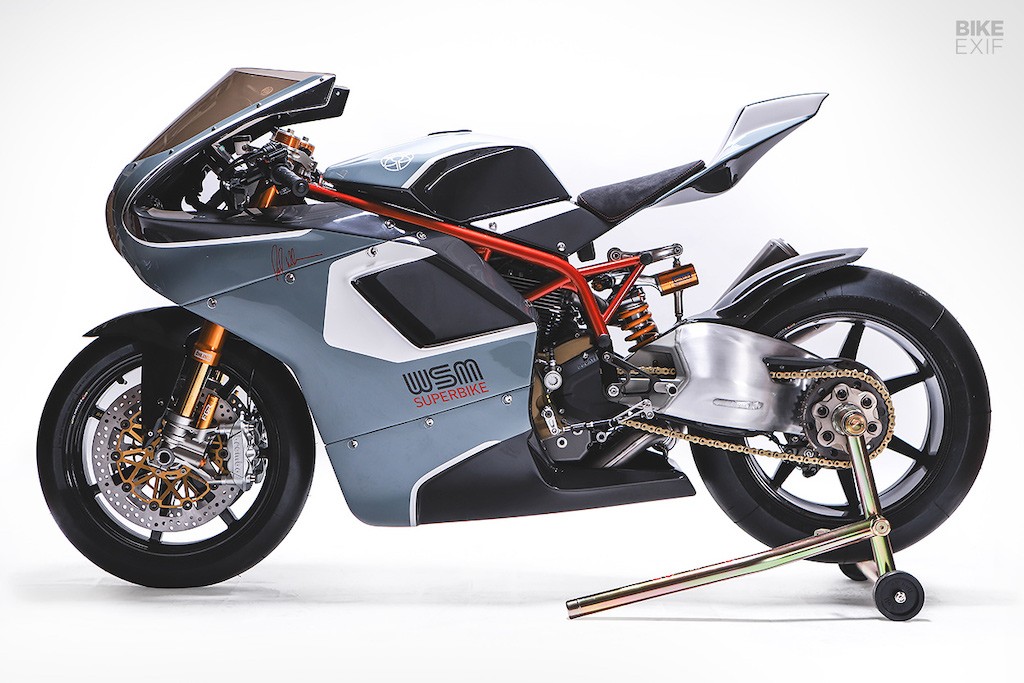 Ngắm siêu mô tô “hàng thửa” WSM SBK chạy máy Ducati ảnh 2
