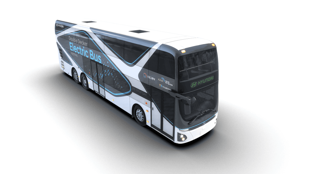Hyundai trình làng xe buýt chạy điện 2 tầng, chở 70 khách, hệ thống lái 4 bánh như Porsche 911  ảnh 3