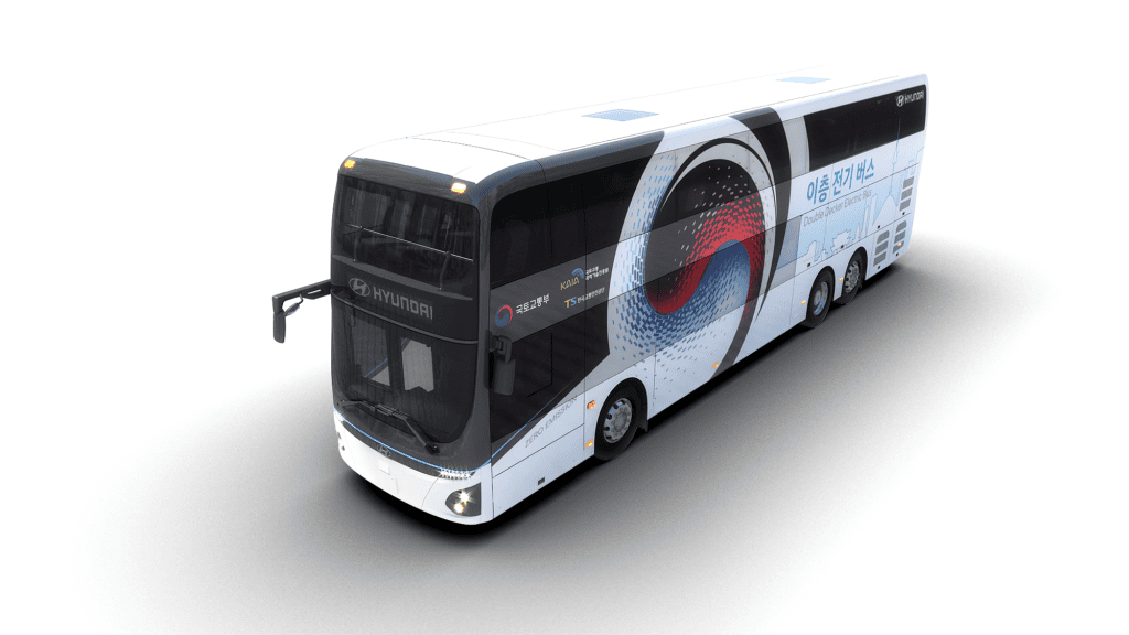 Hyundai trình làng xe buýt chạy điện 2 tầng, chở 70 khách, hệ thống lái 4 bánh như Porsche 911  ảnh 4