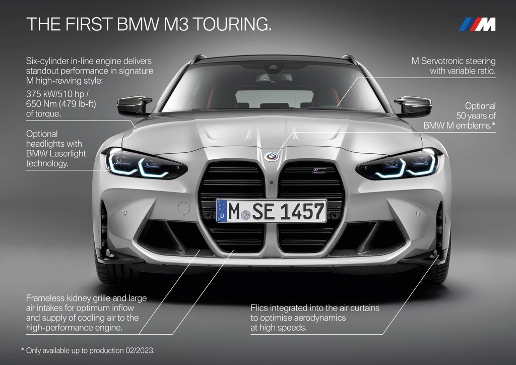 Xem BMW M3 Touring lần đầu phô diễn sức mạnh 503 mã lực, phóng gần 300km/h nhưng vẫn có cốp rộng 1.510l ảnh 1