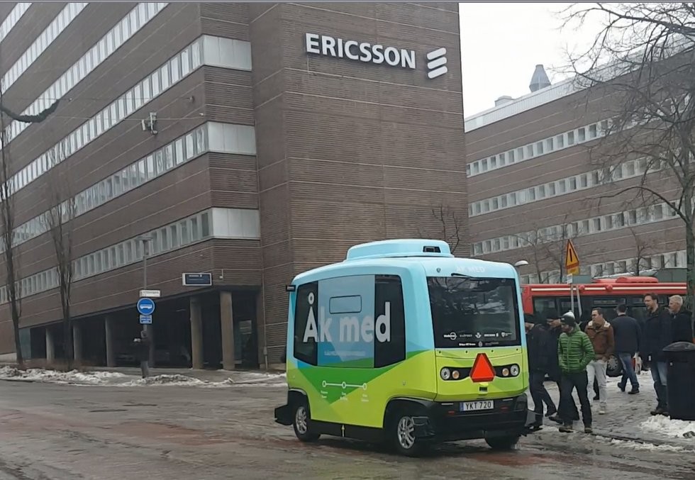 Thuỵ Điển thử nghiệm xe buýt tự lái tại thủ đô Stockholm ảnh 1