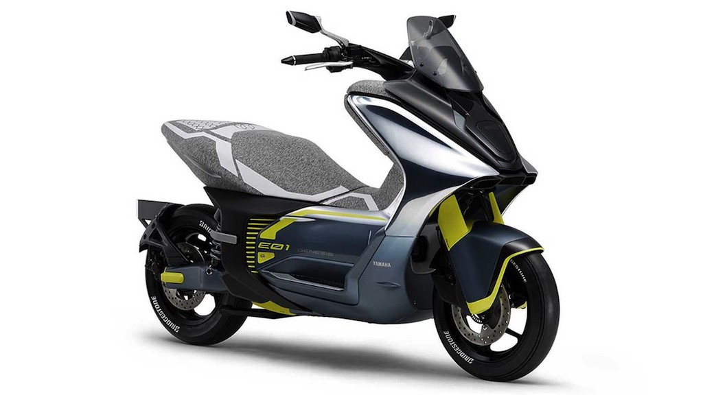 Đây là chiếc xe tay ga chạy điện Yamaha sắp “trình làng“: có điểm chung với NVX đang bán tại Việt Nam ảnh 1