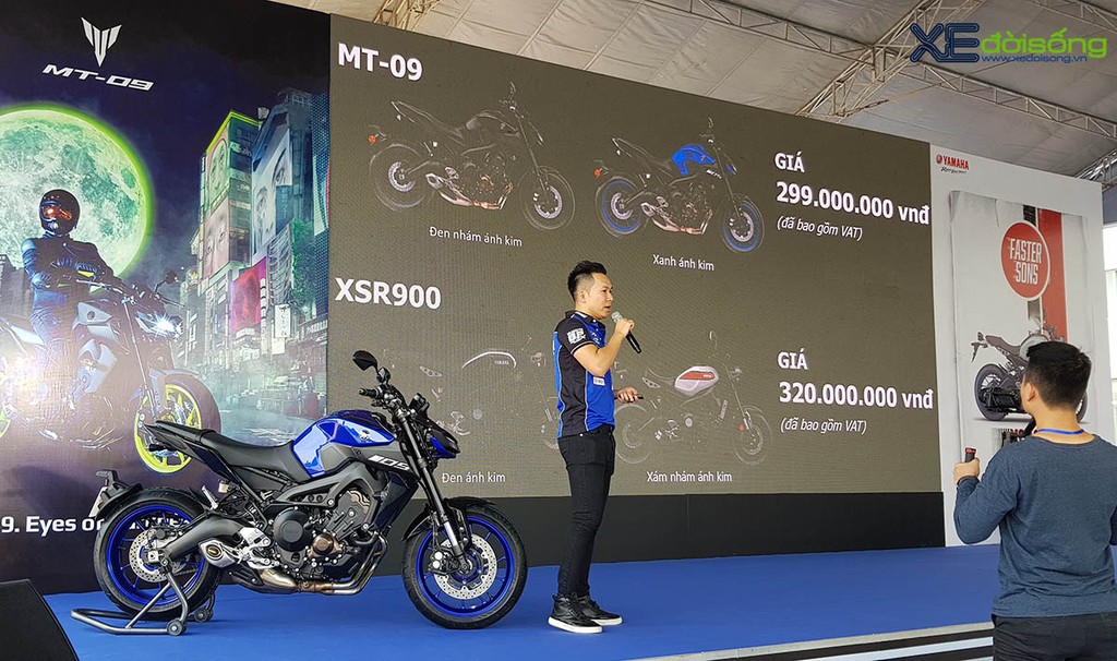 Cặp mô tô PKL chính hãng Yamaha MT-09 và XSR900 ra mắt Việt Nam ảnh 1