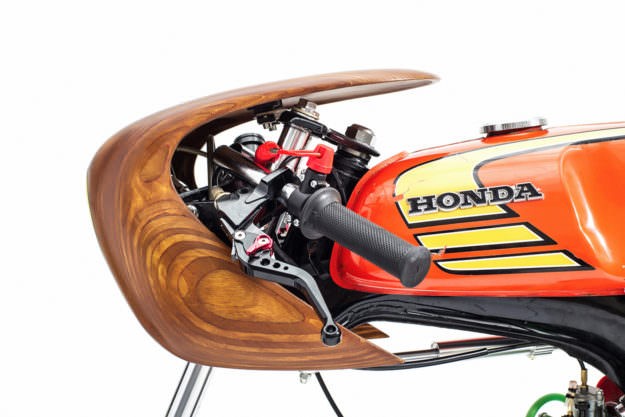Honda 67 độ cafe racer siêu độc với nhiều “phụ tùng mộc“ ảnh 5