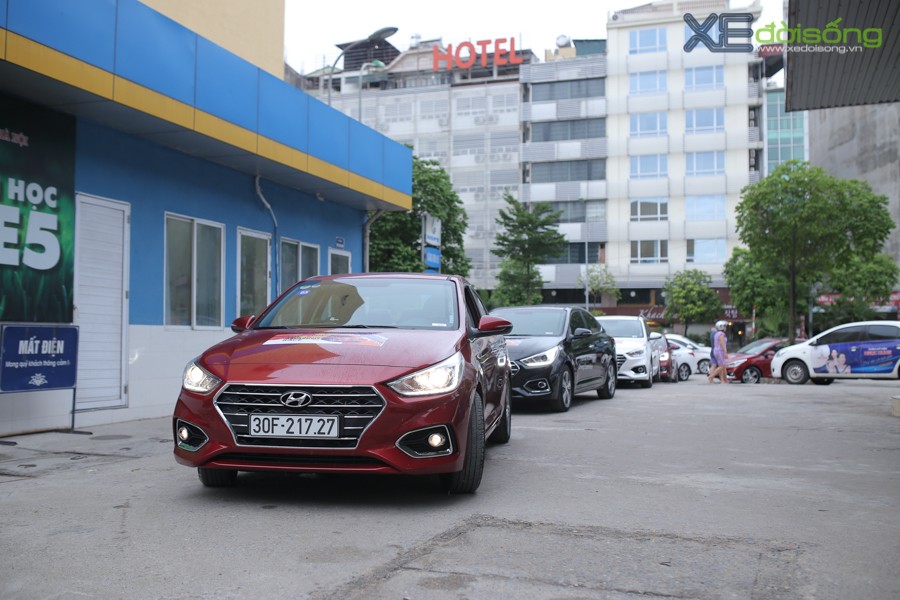 Thử thách tiêu hao nhiên liệu của Hyundai Accent “nội” qua cuộc thi kỳ thú ảnh 1
