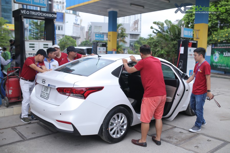 Thử thách tiêu hao nhiên liệu của Hyundai Accent “nội” qua cuộc thi kỳ thú ảnh 2