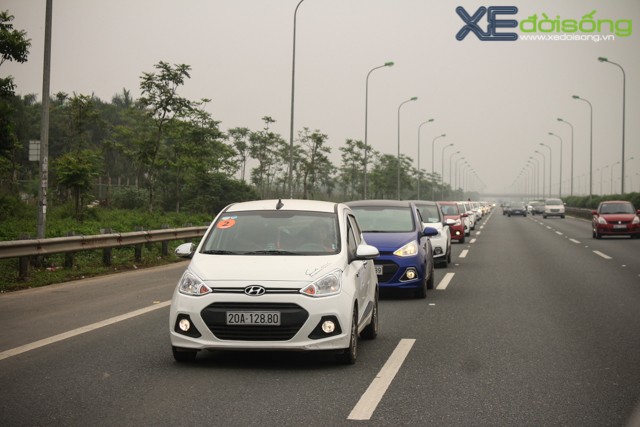 Gần trăm xe Hyundai Grand i10 cùng diễu hành ở Hà Nội ngày giỗ tổ ảnh 4