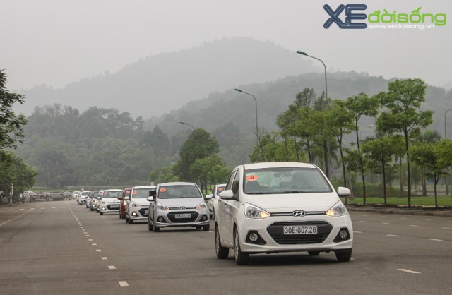 Gần trăm xe Hyundai Grand i10 cùng diễu hành ở Hà Nội ngày giỗ tổ ảnh 6