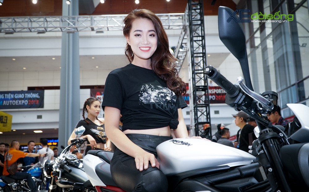 Nhan sắc của dàn người mẫu tại Vietnam Auto Expo 2018 ảnh 2