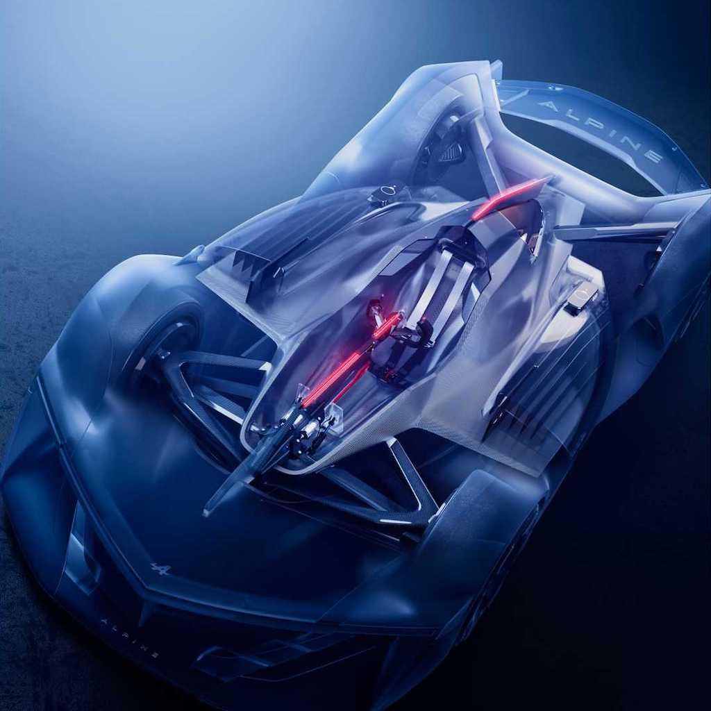 Ngỡ ngàng với siêu xe Pháp ý tưởng Alpine Alpenglow tuyệt đẹp, nổi bật bởi động cơ đốt trong “xanh” chạy hydro ảnh 10